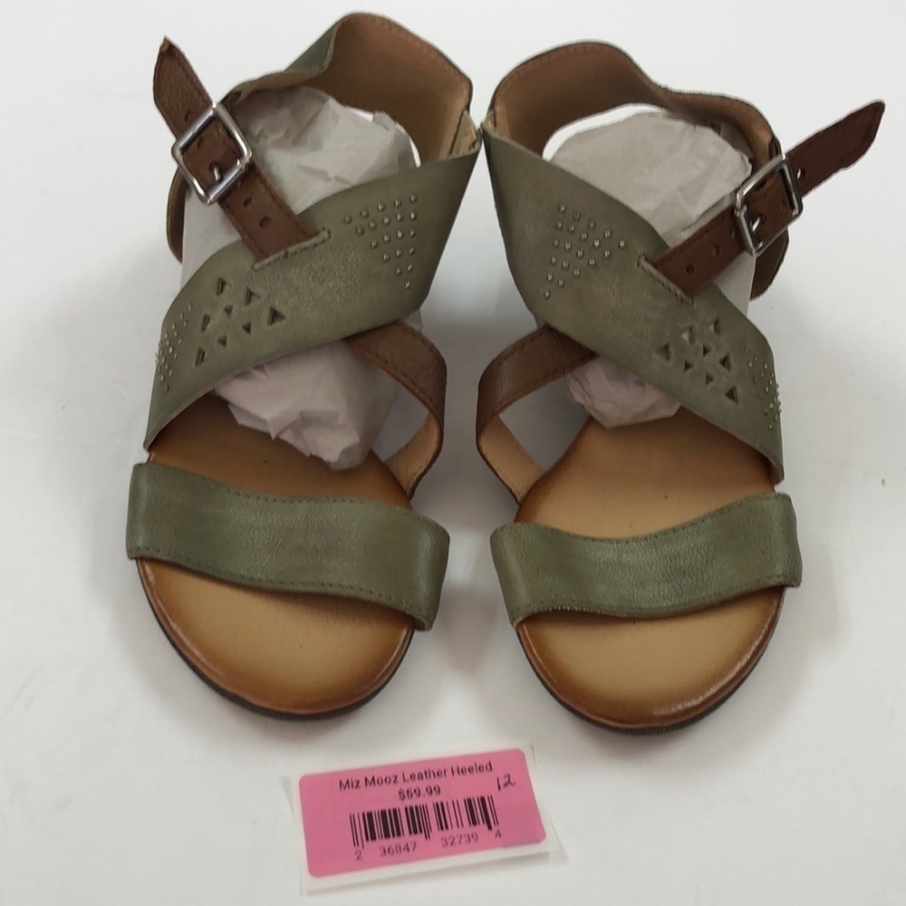 Miz Mooz leather heeled sandals 37 euro = 6.5/7 USA.    12LS